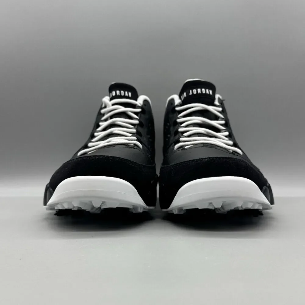 Nike Air Jordan 9 Golf G NRG Barons Low Shoes FN6930 001 Size 11.5 Black White